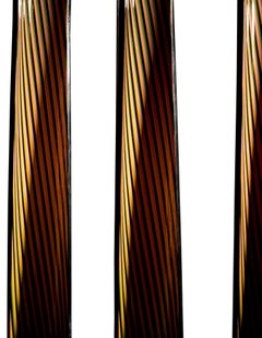 CARLOS CRUZ-DÍEZ - CROMOVELA TRIPTYCH 18. Limited edition sculpture. Op Art