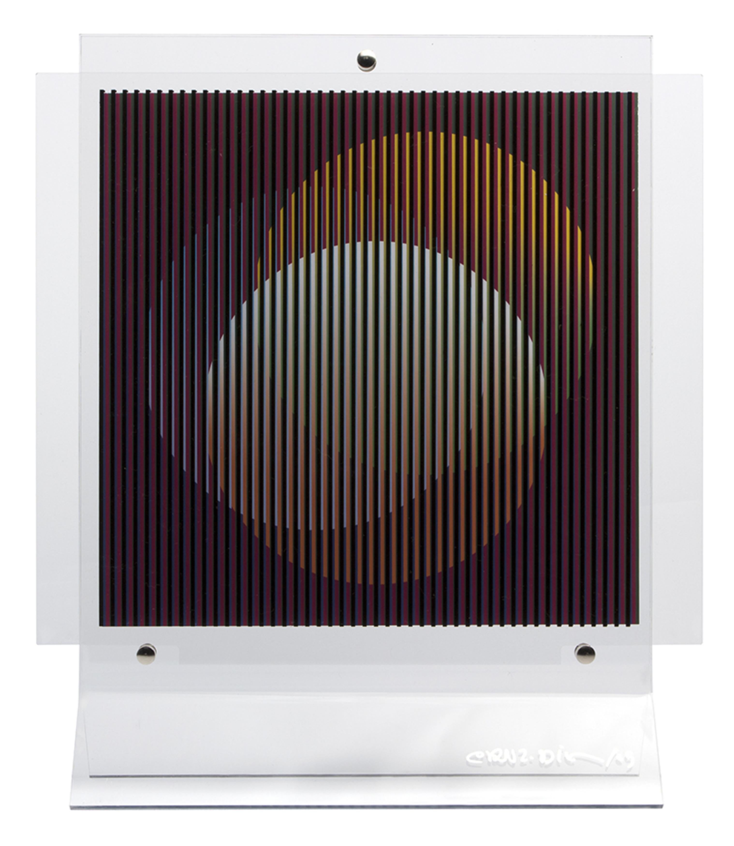 Chromointerference Manipulable - Sculpture by Carlos Cruz-Diez