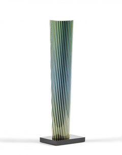Cromovela A serie 21. Polychrome ceramic stele Ed 2/20
