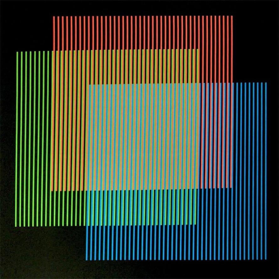 'Monday' color lithograph from the Week Series. 

Made by Carlos Cruz-Diez in Venezuela, circa 2013.

Edition 75 hand signed.

About the artist:
Carlos Cruz-Diez’s vivid studies of color, light, pattern, and perception helped pioneer kinetic