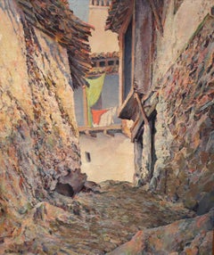 Paisaje de Guidando (Ávila) - Óleo sobre tela - Firmado y enmarcado