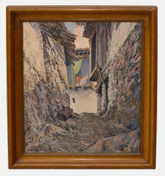 Paisaje de Guidando (Ávila) - Óleo sobre tela - Firmado y enmarcado