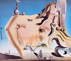 El gran masturbador (tras Salvador Dalí) - Técnica mixta sobre tela