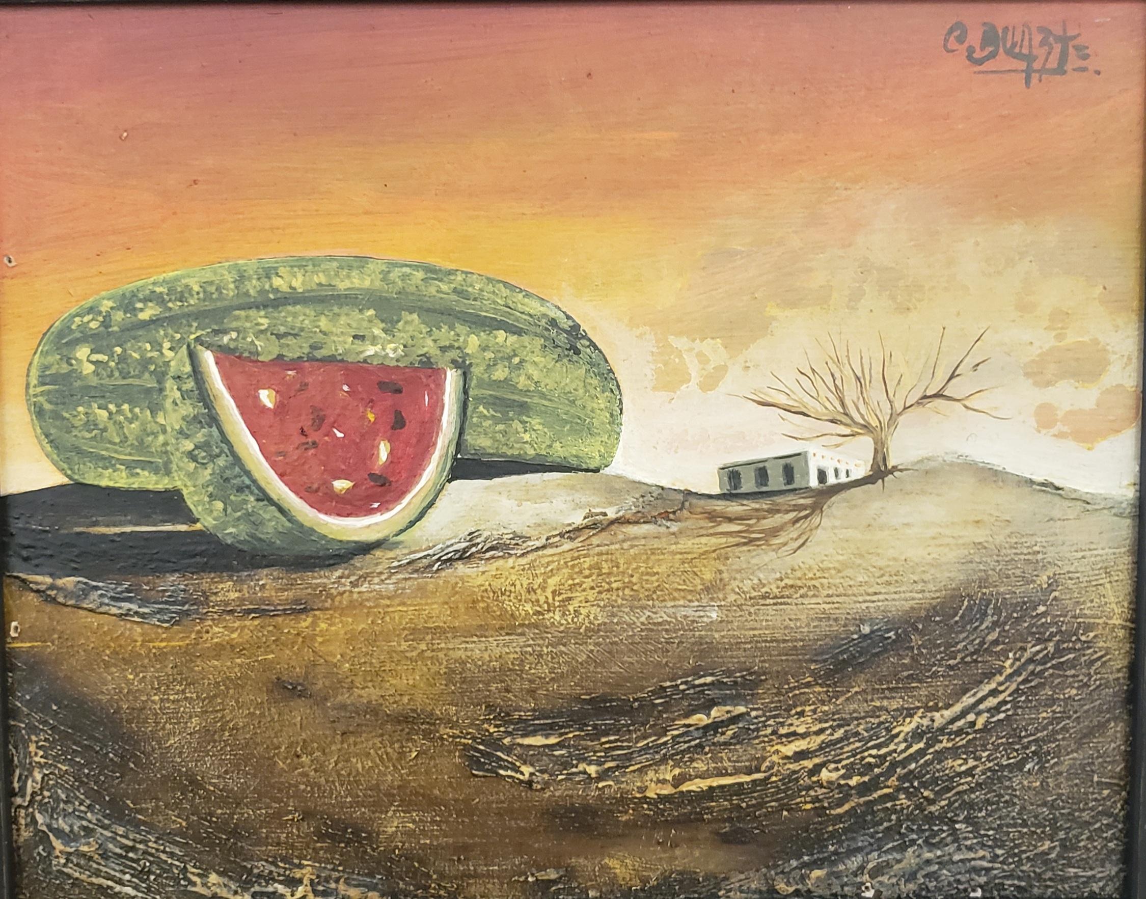 Sandía (Sandía) Surrealista  Artista Emergente Academia Nacional de Arte de Uruguay - Painting Realista de Carlos Duarte