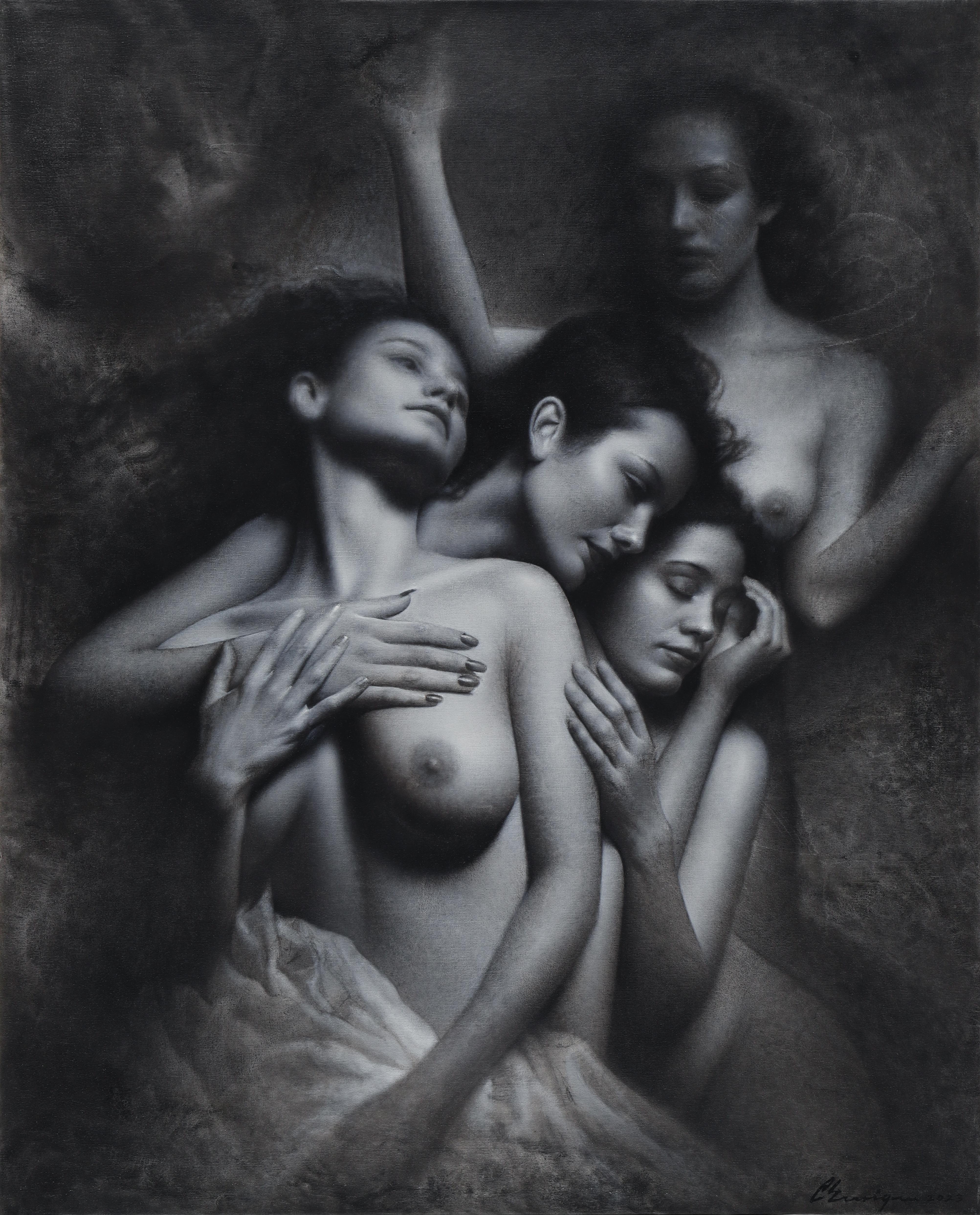 Carlos Enrique Alvarez Nude Painting - Untitled