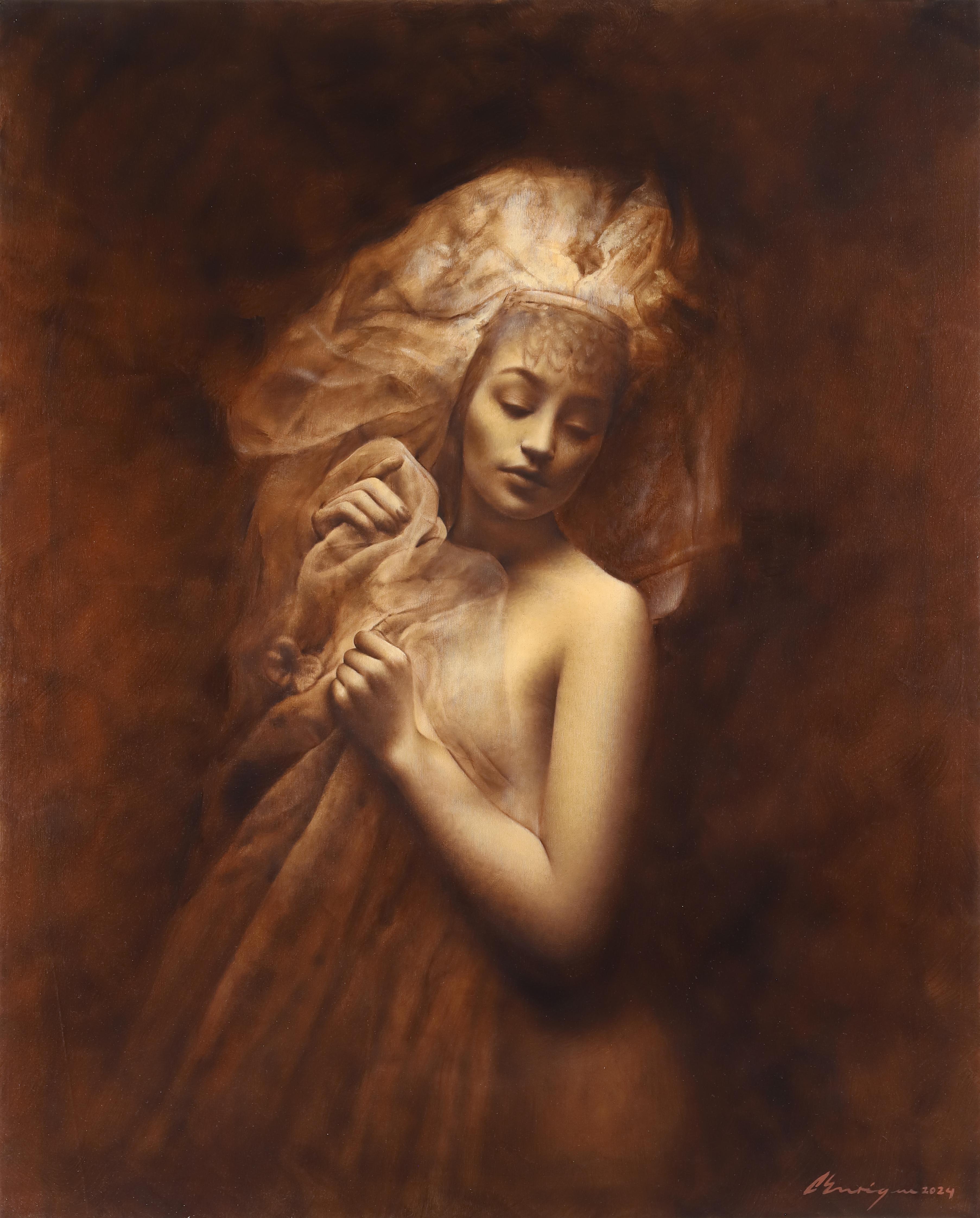 Carlos Enrique Alvarez Nude Painting – Unbenannt