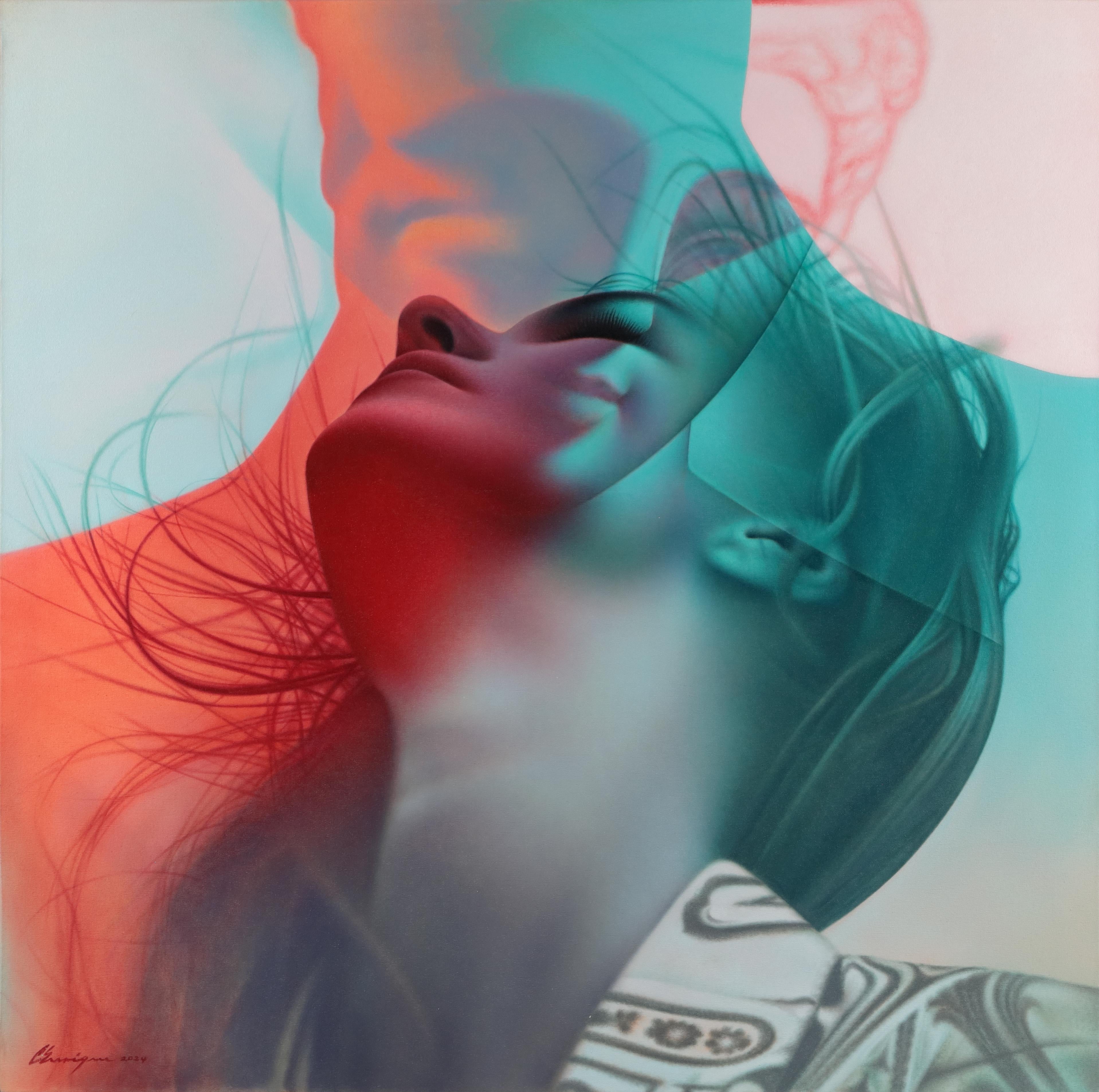 Portrait Painting di Carlos Enrique Alvarez - Senza titolo