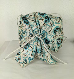 Carlos Falchi Printed Leather Slouch Bag