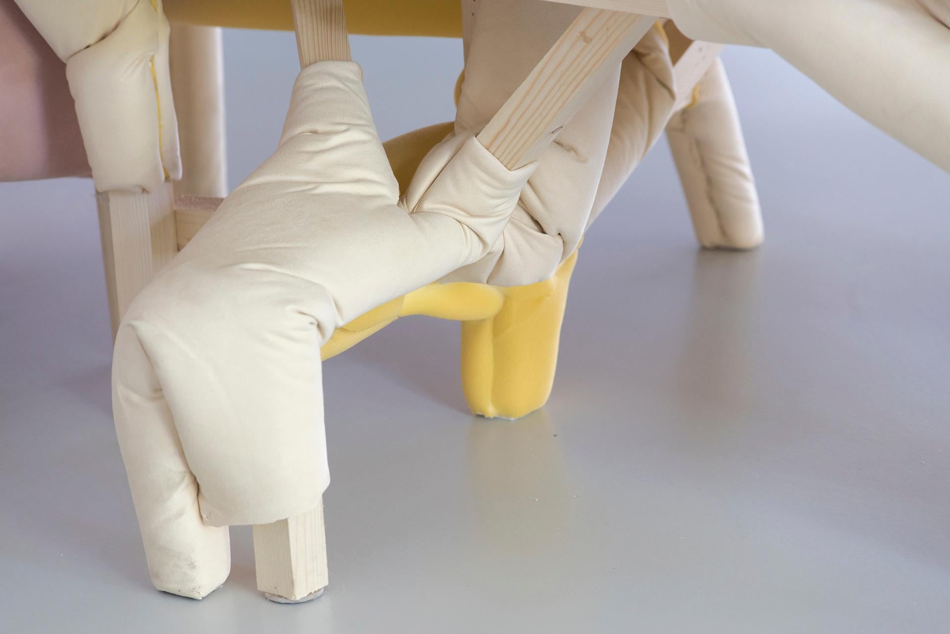 Ceramic Carlos Fernández Pello Contemporary Bench from the Series 
