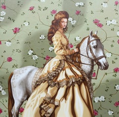 American Contemporary Art by Carlos Gamez de Francisco  - Elegant Equestrienne