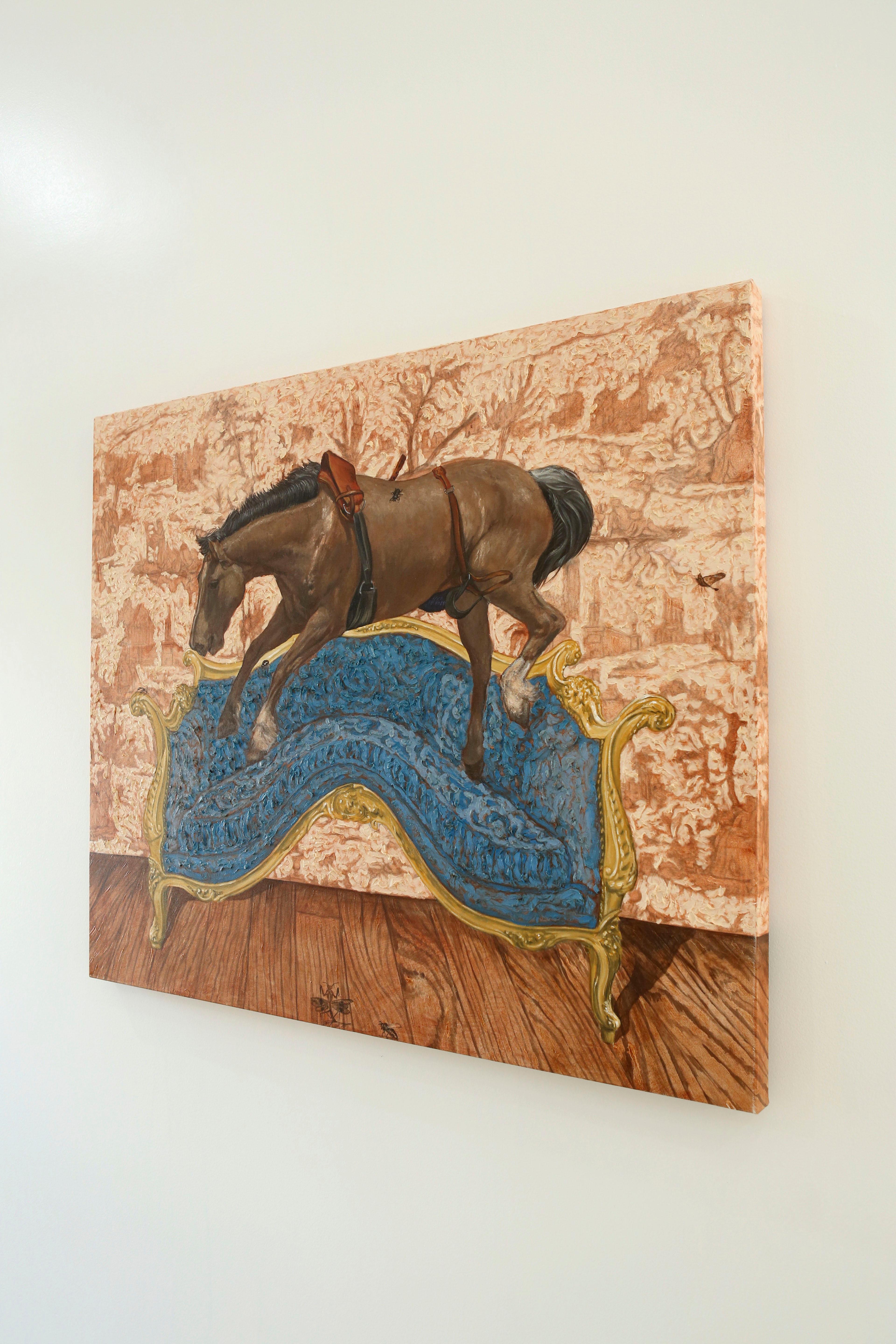 American Contemporary Art by Carlos Gamez de Francisco - Equestrian Style For Sale 1