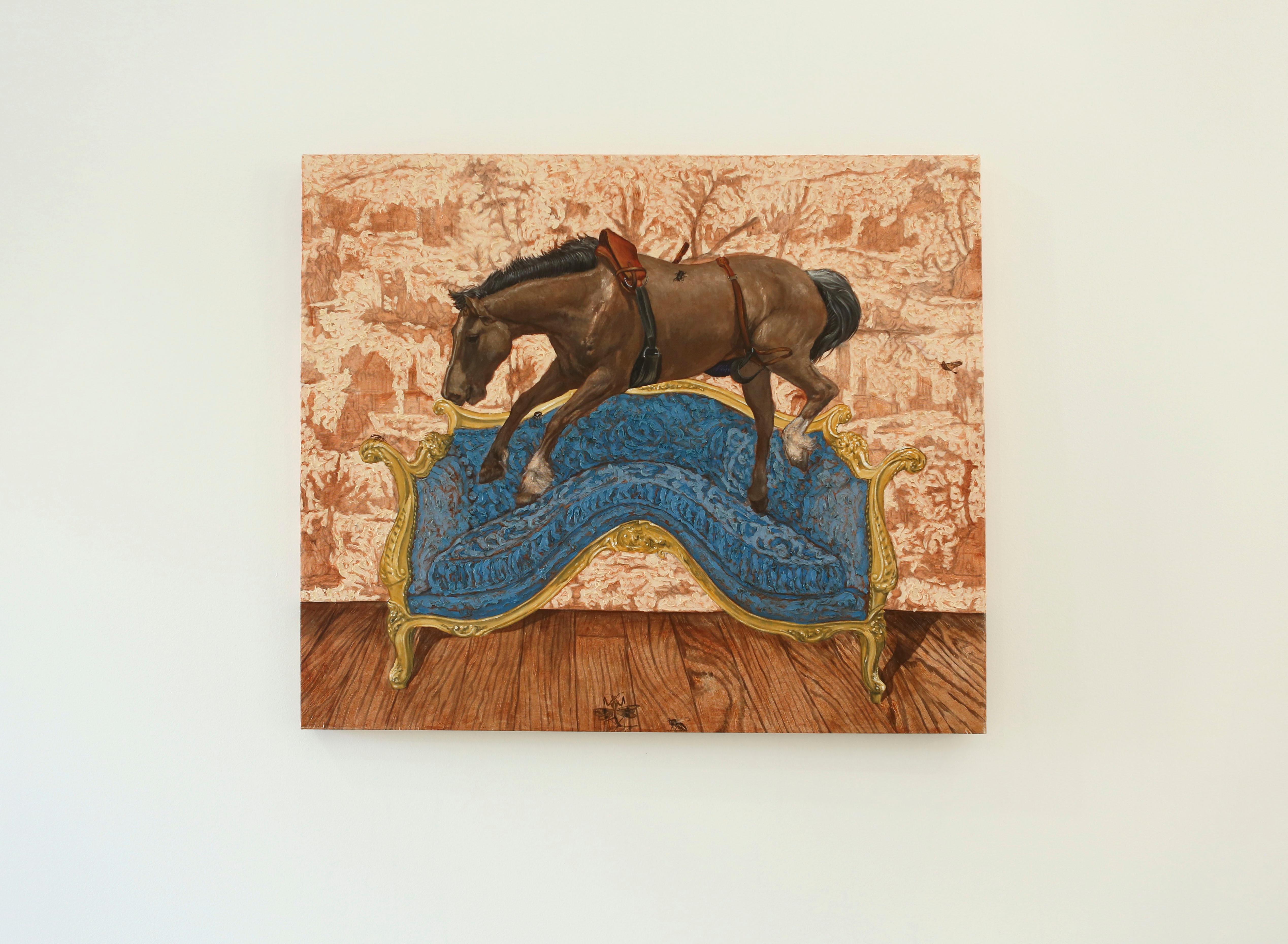 American Contemporary Art by Carlos Gamez de Francisco - Equestrian Style For Sale 2