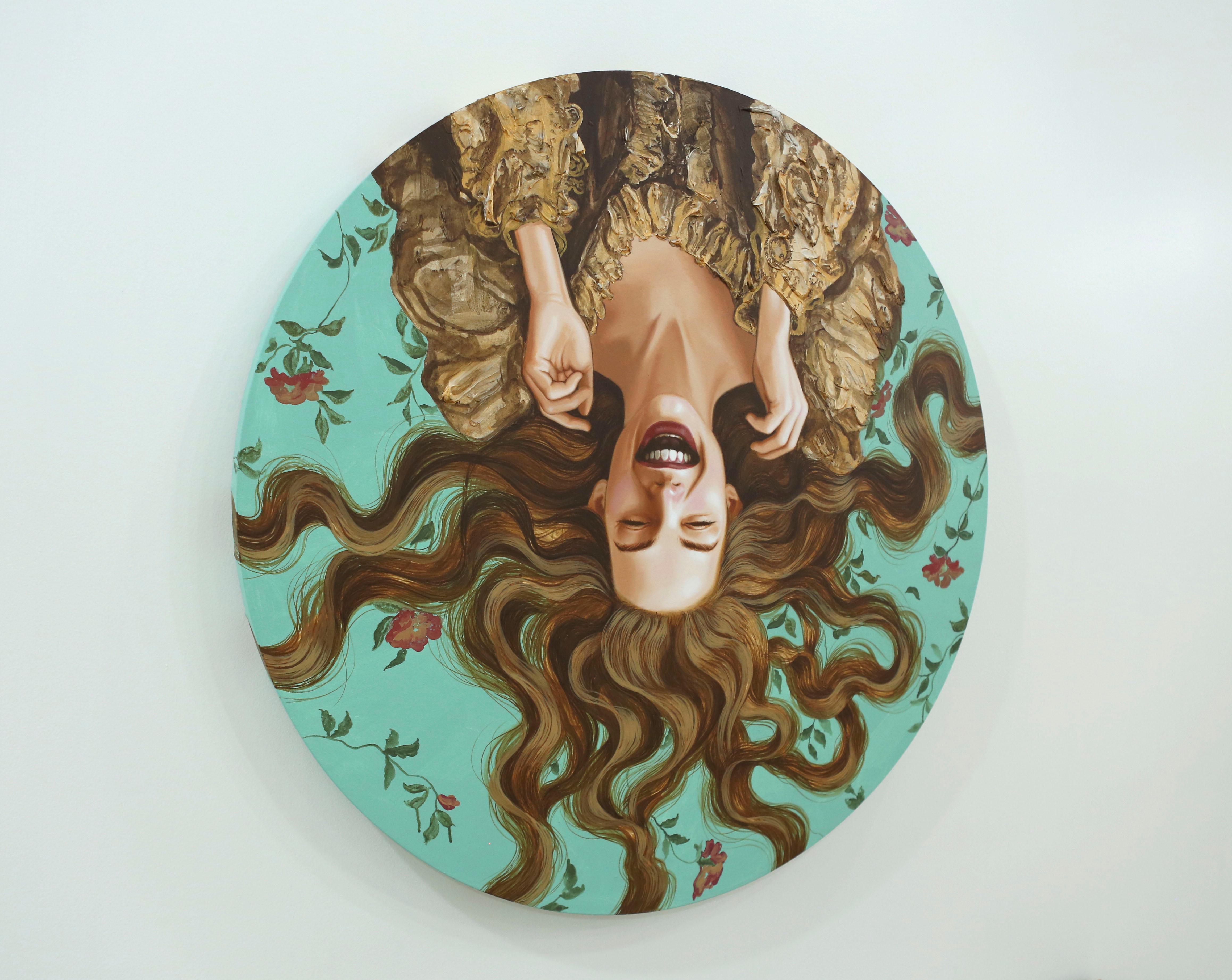 American Contemporary Art by Carlos Gamez de Francisco - Medusa's Joyous Gaze For Sale 1