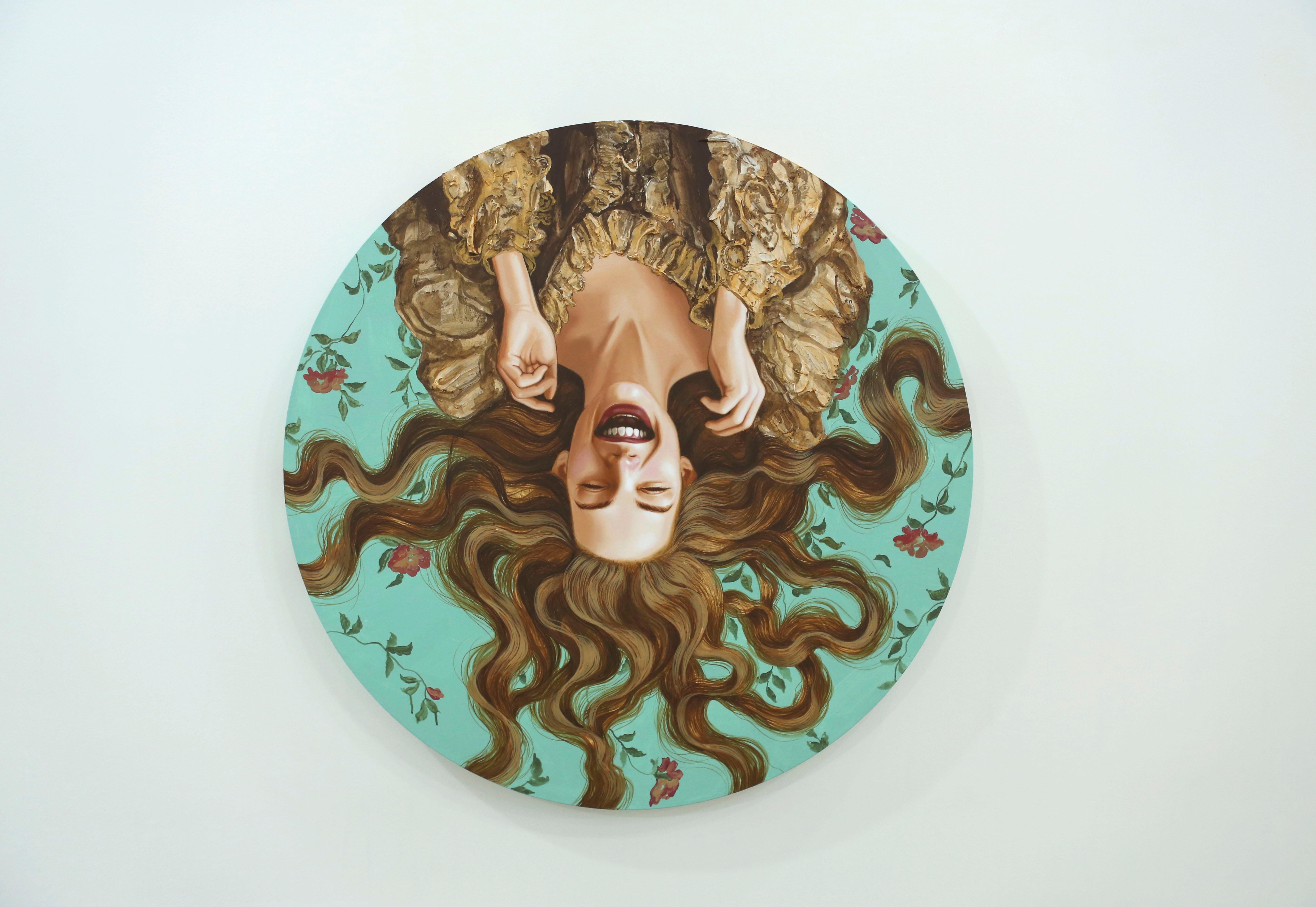 American Contemporary Art by Carlos Gamez de Francisco - Medusa's Joyous Gaze For Sale 2