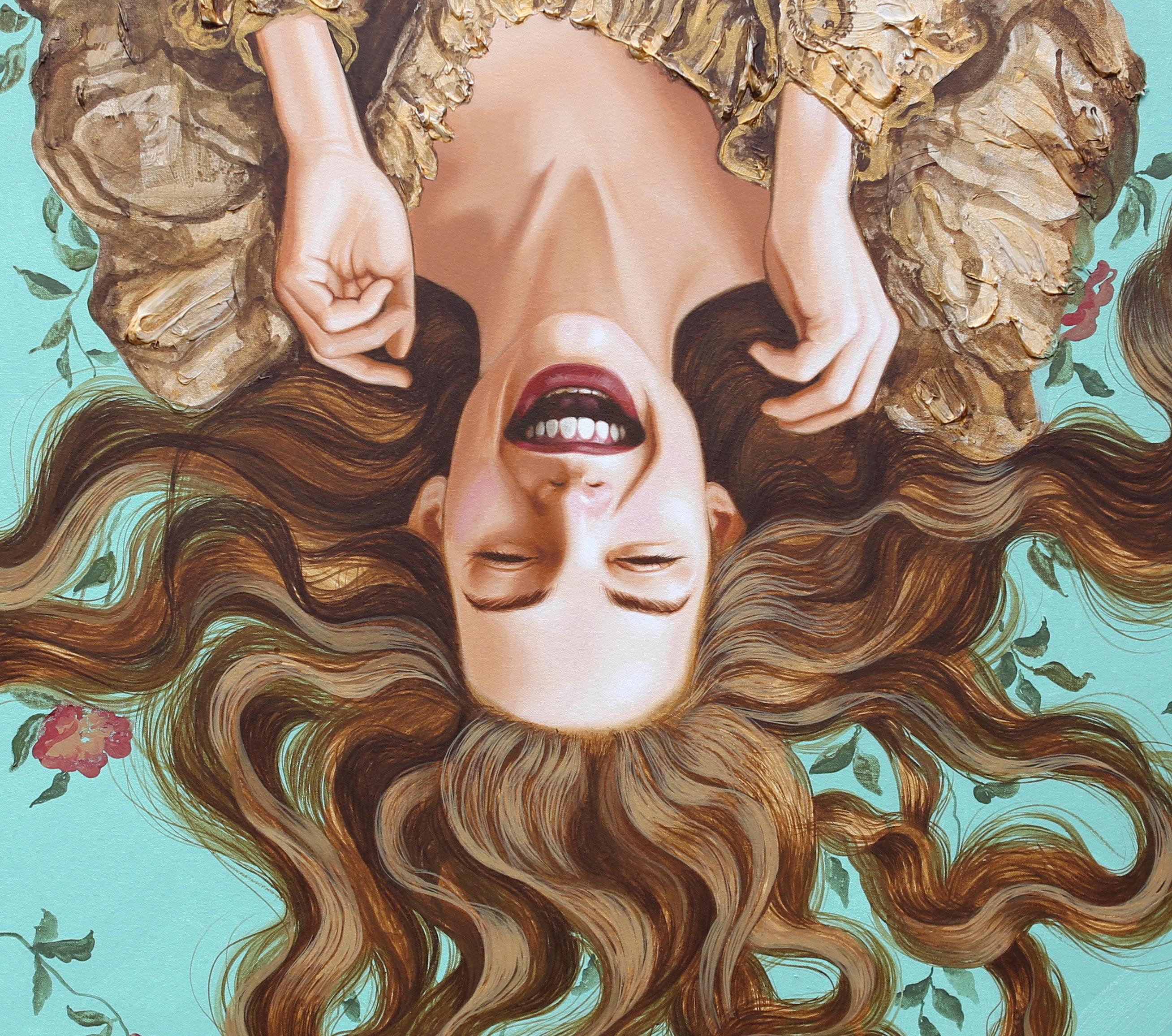 American Contemporary Art by Carlos Gamez de Francisco - Medusa's Joyous Gaze For Sale 3