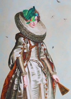 American Contemporary Art by Carlos Gamez de Francisco  - Parrots and Royalty I