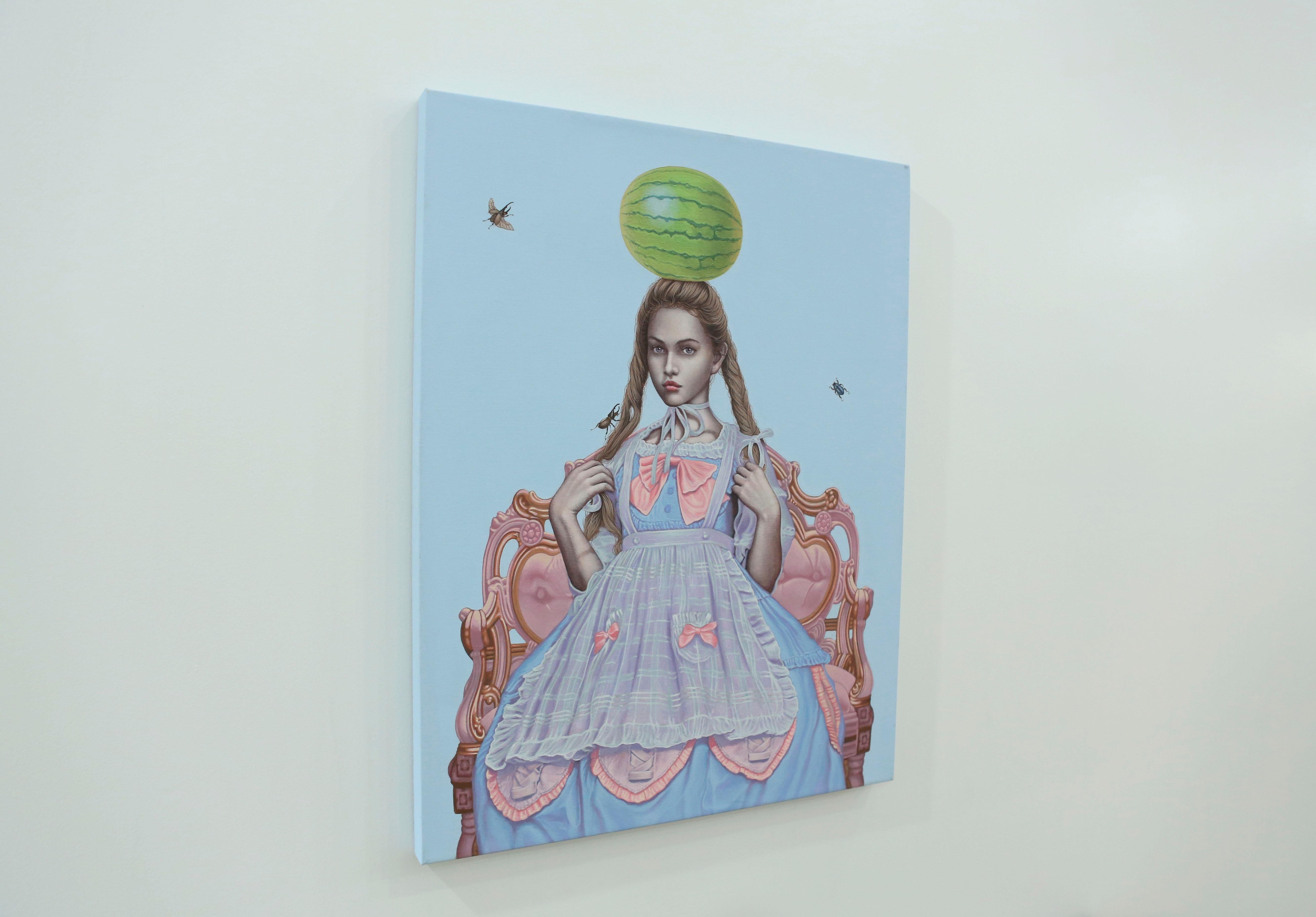 L'arte contemporanea americana di Carlos Gamez De Francisco - Il periodo barocco - Painting di Carlos Gamez de Francisco 