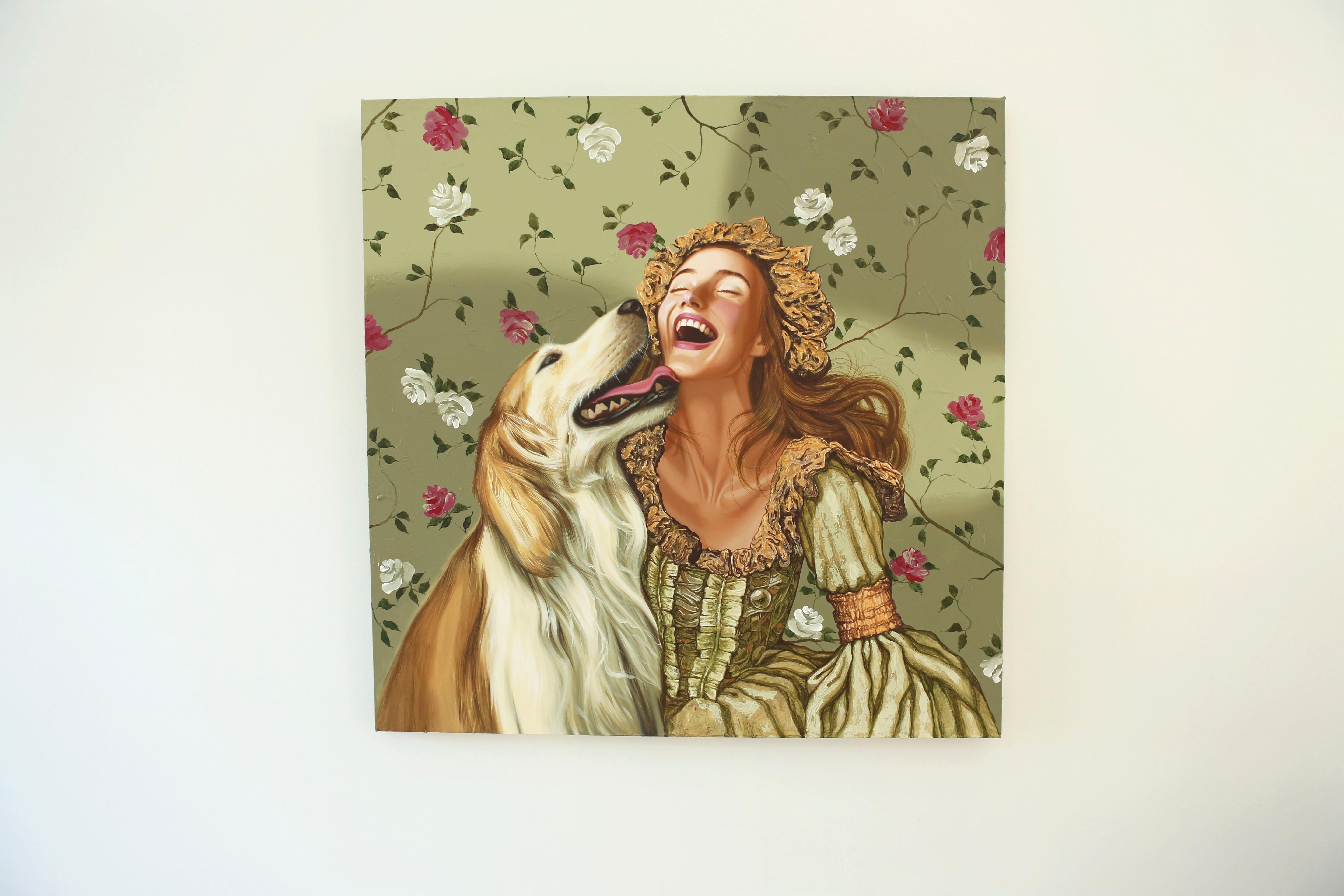 American Contemporary Art by Carlos Gamez de Francisco  - The Essence of Joy For Sale 1