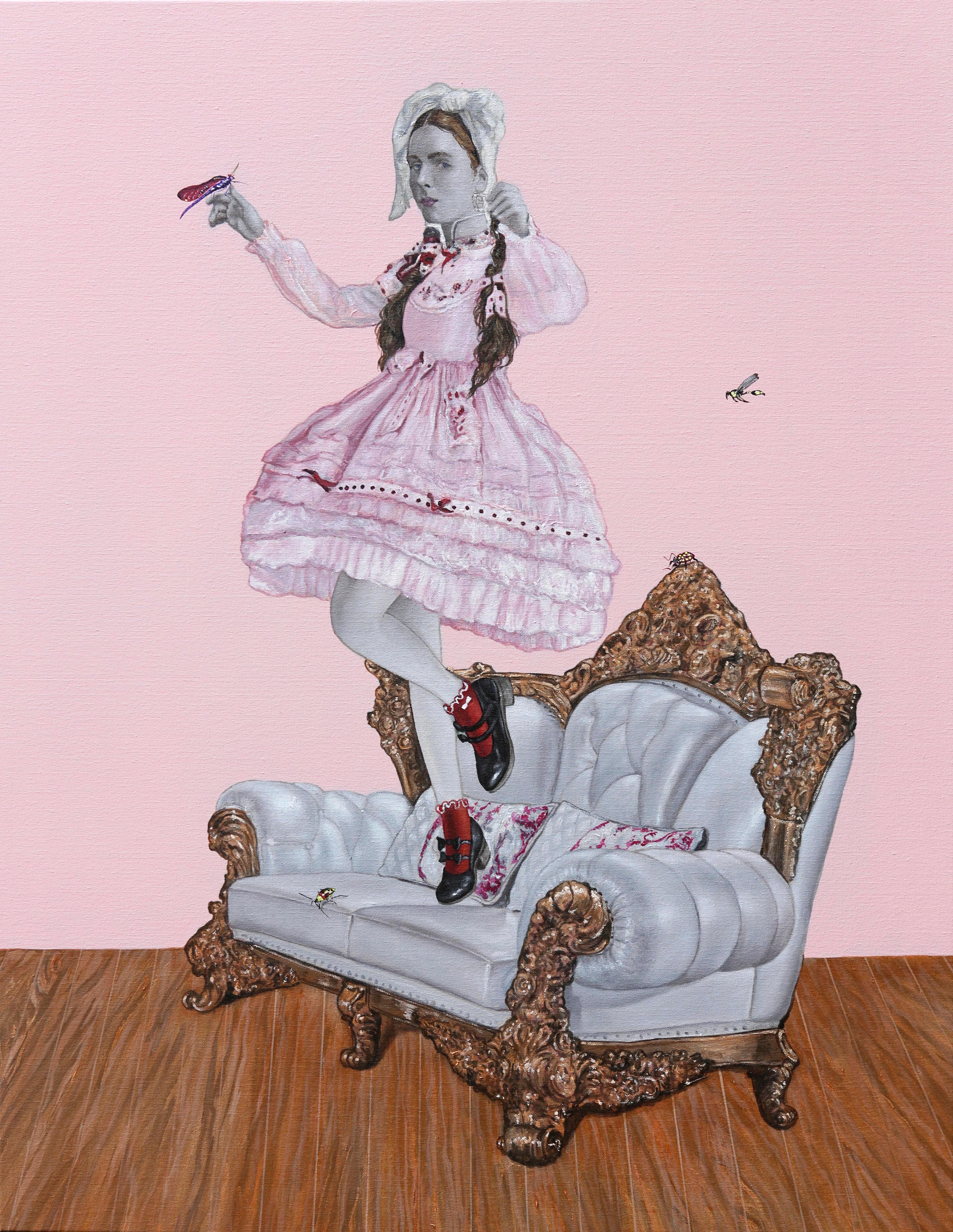Zeitgenössische amerikanische Kunst von Carlos Gamez De Francisco - Trust Fall II