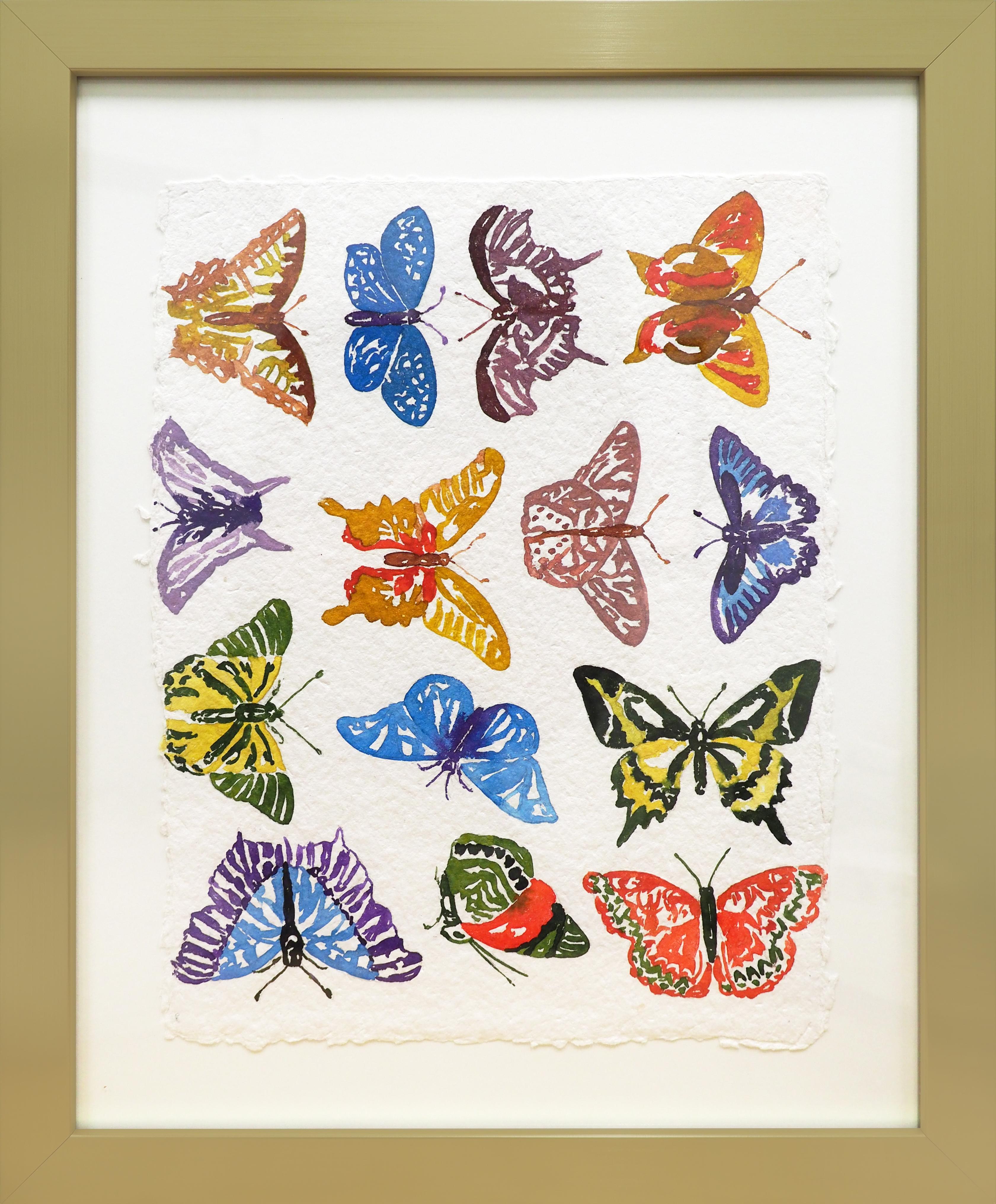 Butterflies  - Mixed Media Art by Carlos Gamez De Francisco