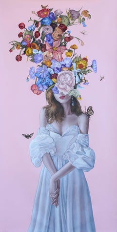 Bridal Shower II - original artwork - surrealism figurative painting