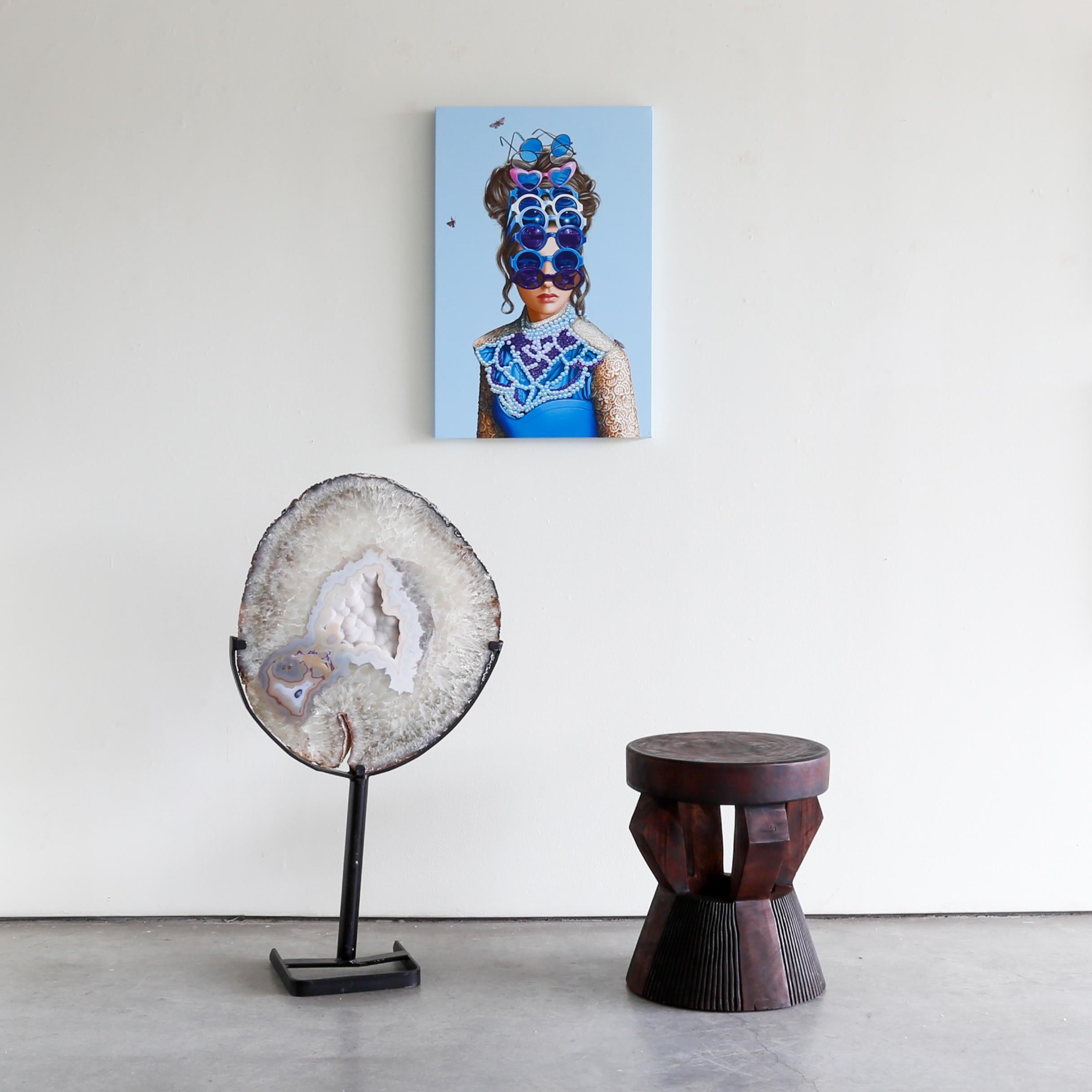 Lapis Lazuli II - Painting by Carlos Gamez De Francisco