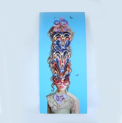 Veinte tonos de luz solar - Pintura surrealista contemporánea llena de color