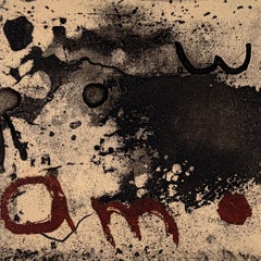 "Love" 2003 Engraving in copper metal 15x19.5 in abstract