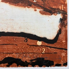"The Infinite Island" Artist Proof engraving abstract texture 42x71in (video)