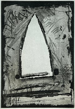 Peruvian 1986 signed limited edition original art print etching 15x11 in.