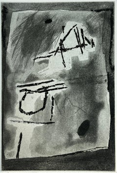 Peruvian 1986 signed limited edition original art print etching 15x11 in.