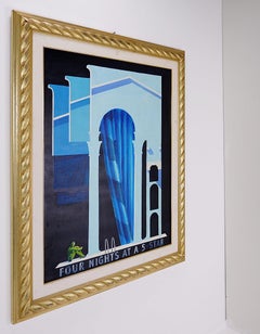 Carlos GRIPPO (Uruguay 1946) "Tepidarium" Oil on canvas - Signed & Dated