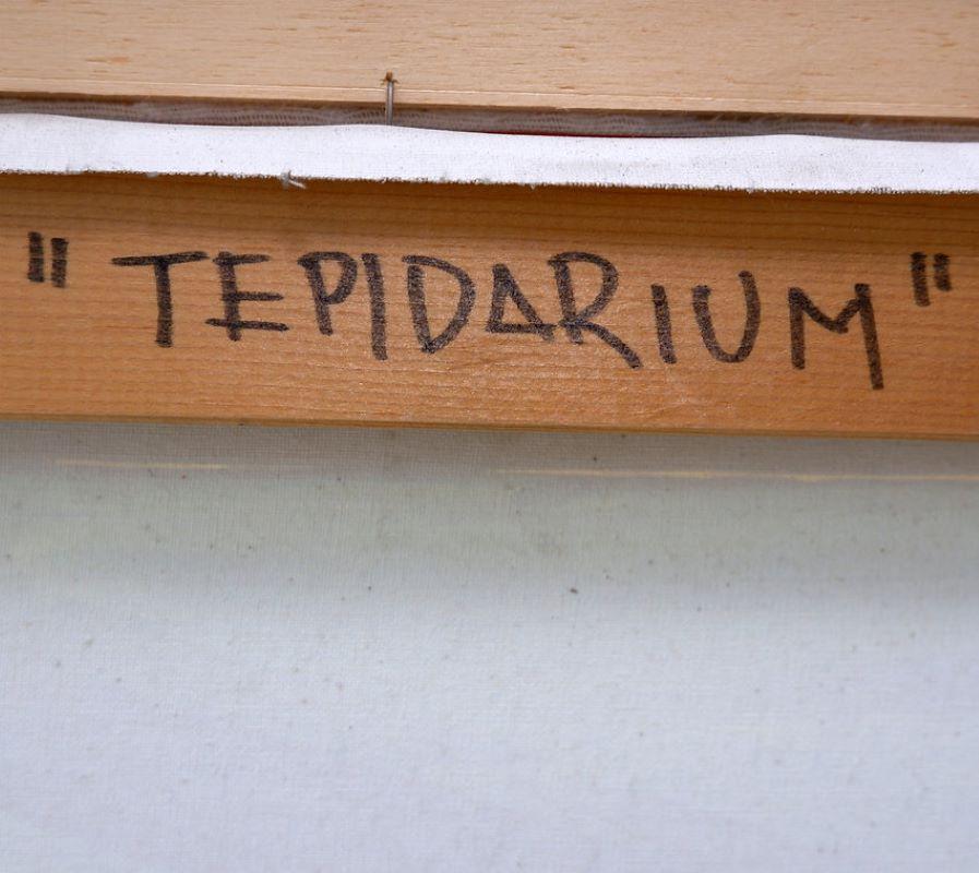 Carlos GRIPPO (Uruguay 1946) „Tepidarium“ Öl auf Leinwand - signiert im Angebot 12