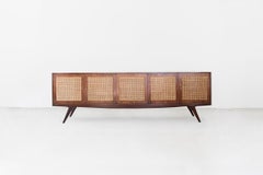 Carlos Hauner & Martin Eisler, Buffet, Caviuna Wood, Cane, Brazil, 1950