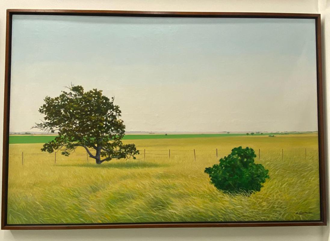 Carlos Hernndez Guerra, Chaparros de Guanipa, Öl auf Leinwand, 1984 im Angebot 3