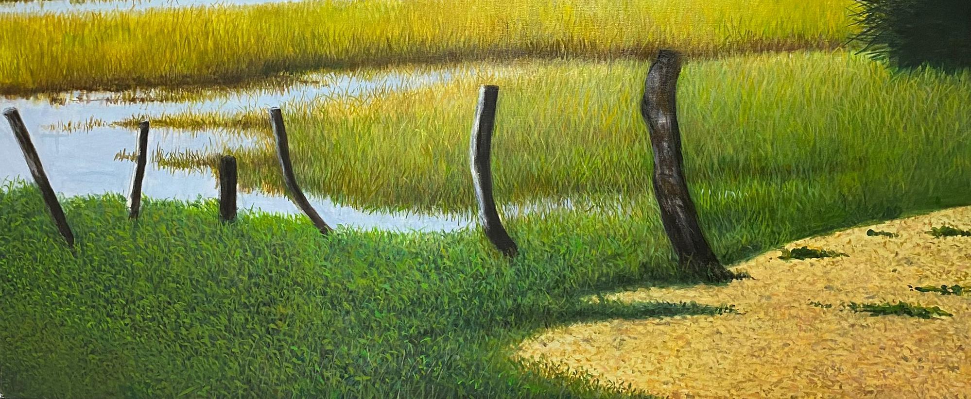 Carlos Hernández Guerra, Estelos, Oil on Canvas, 2015 For Sale 1