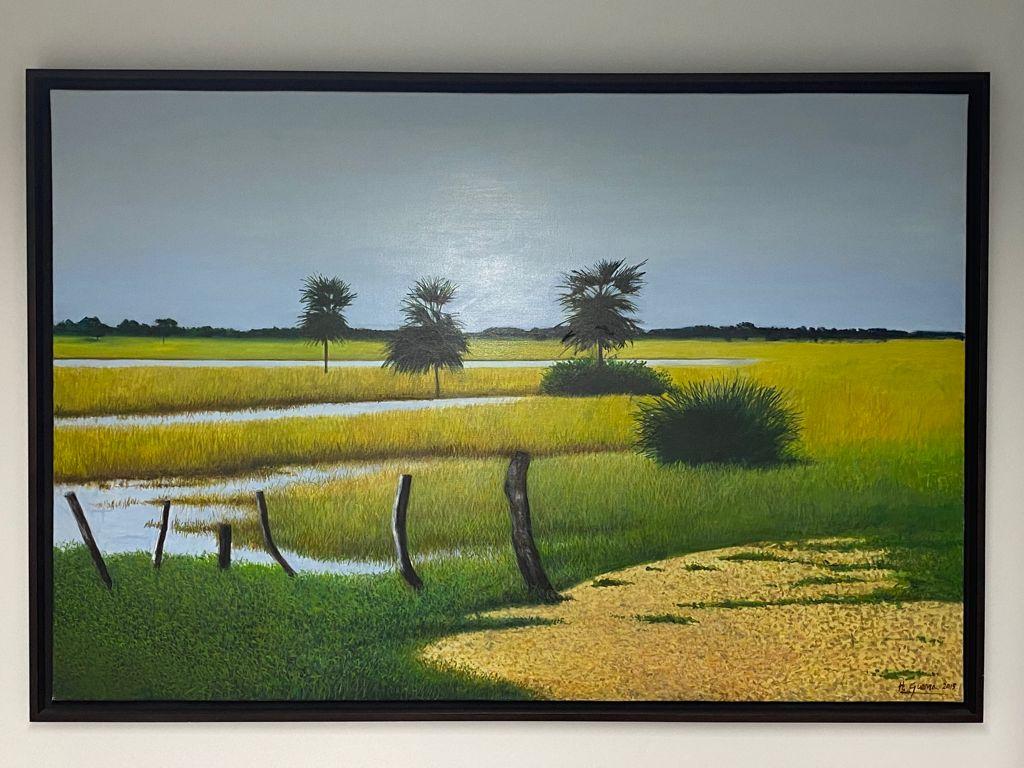 Carlos Hernández Guerra, Estelos, Öl auf Leinwand, 2015 im Angebot 5