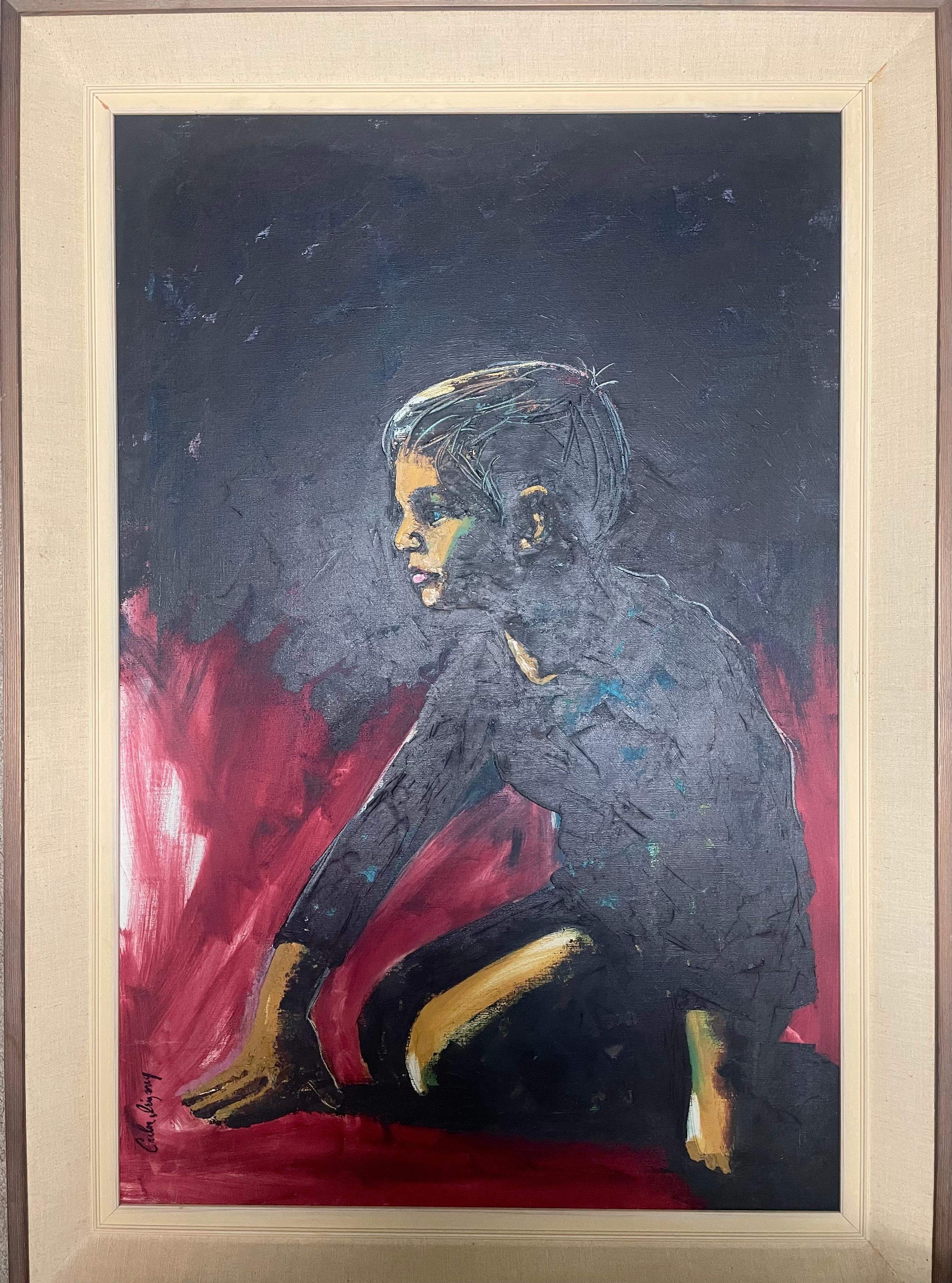 “Boy” - Painting by Carlos Irizarry