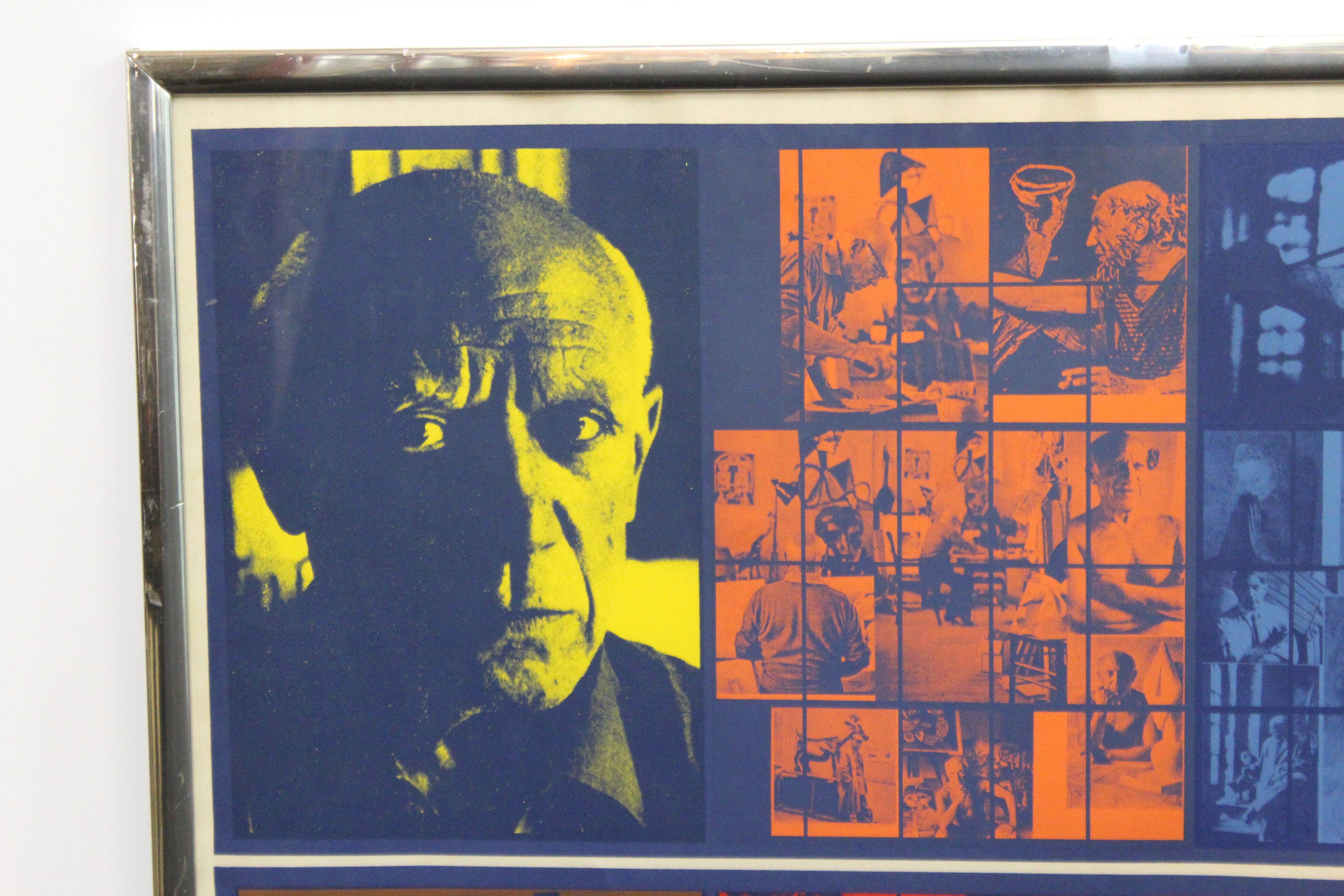 Mid-Century Modern Proof de l'artiste Carlos Irizarry « Picasso » Pop Serigraph ( sérigraphie pop) en vente