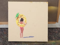 Marina, Gemälde, Acryl auf Holzplatte