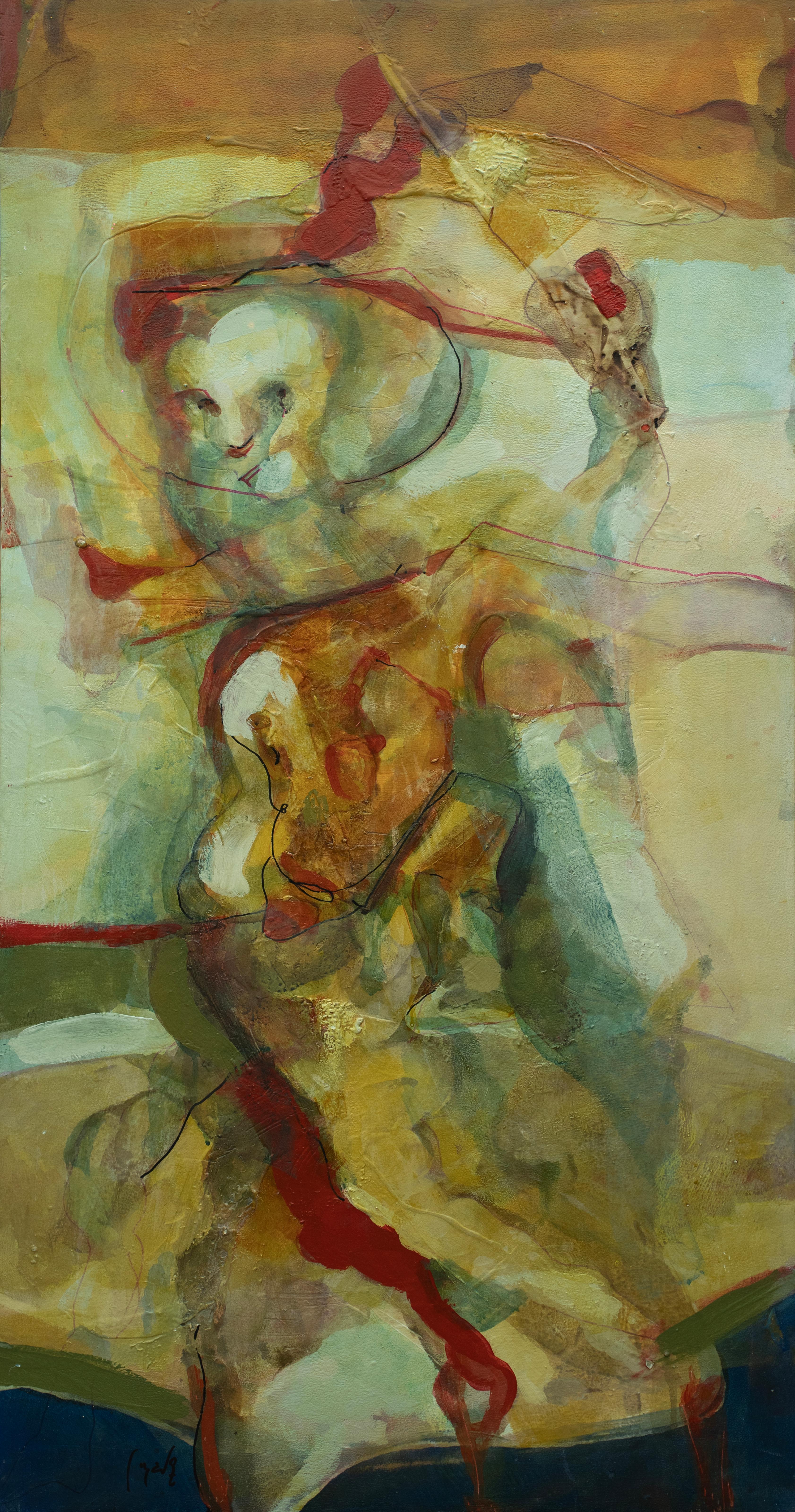 Carlos Mendez  Duende I Acrylgemälde im Angebot 4