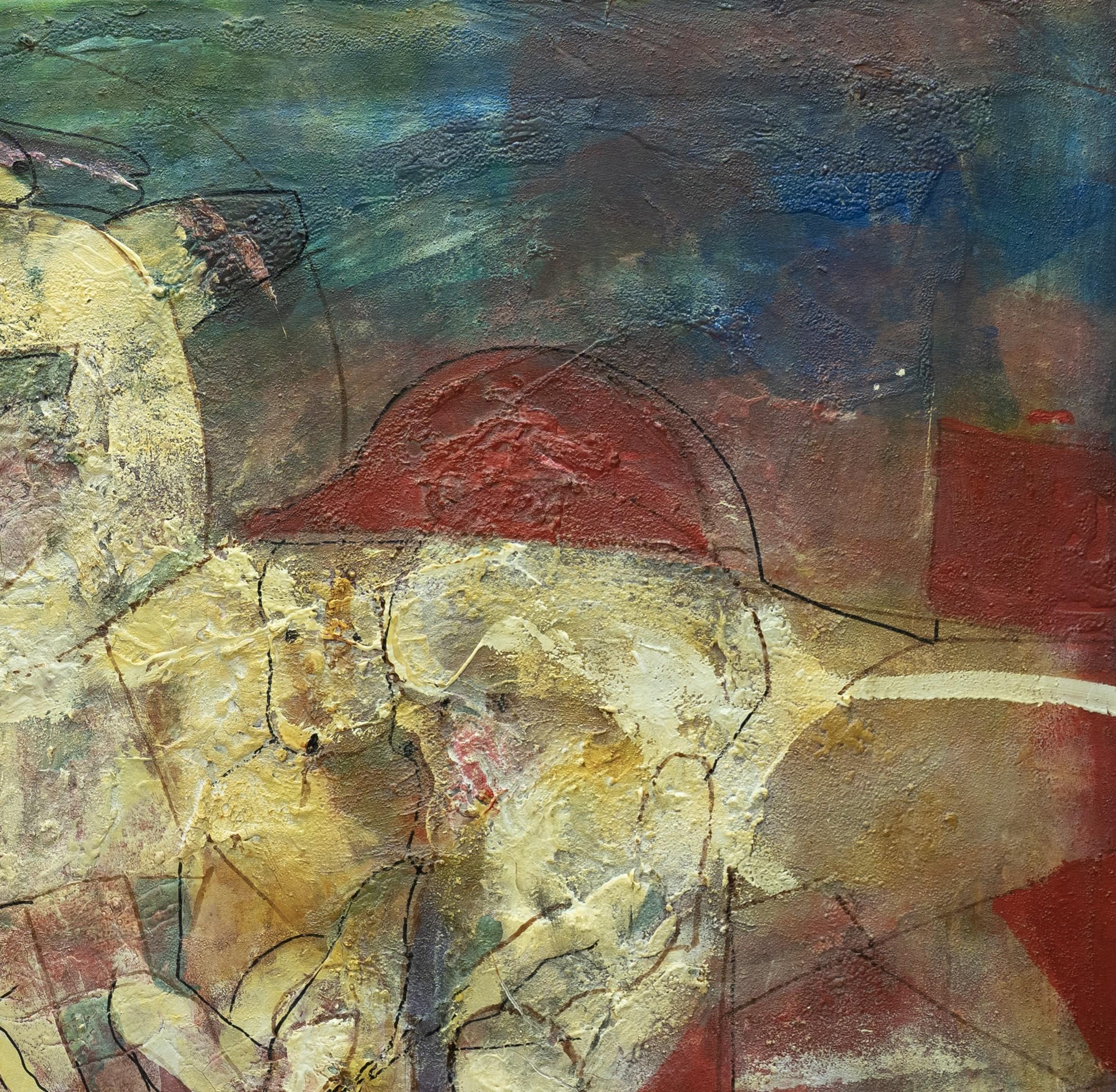 Carlos Mendez 6 Volandas II acrylic painting im Angebot 2