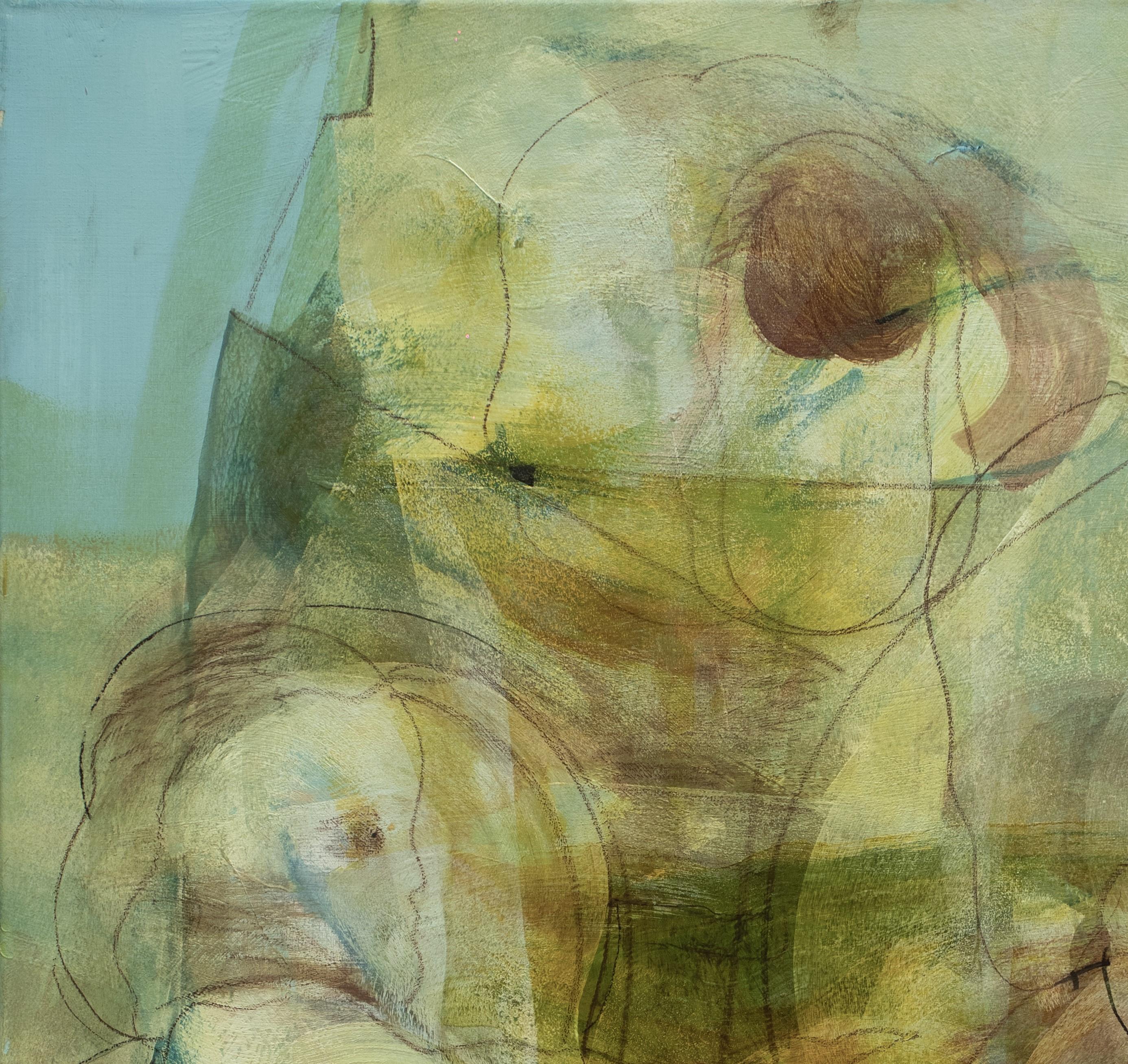 Carlos Mendez  viento I pittura acrilica in vendita 1