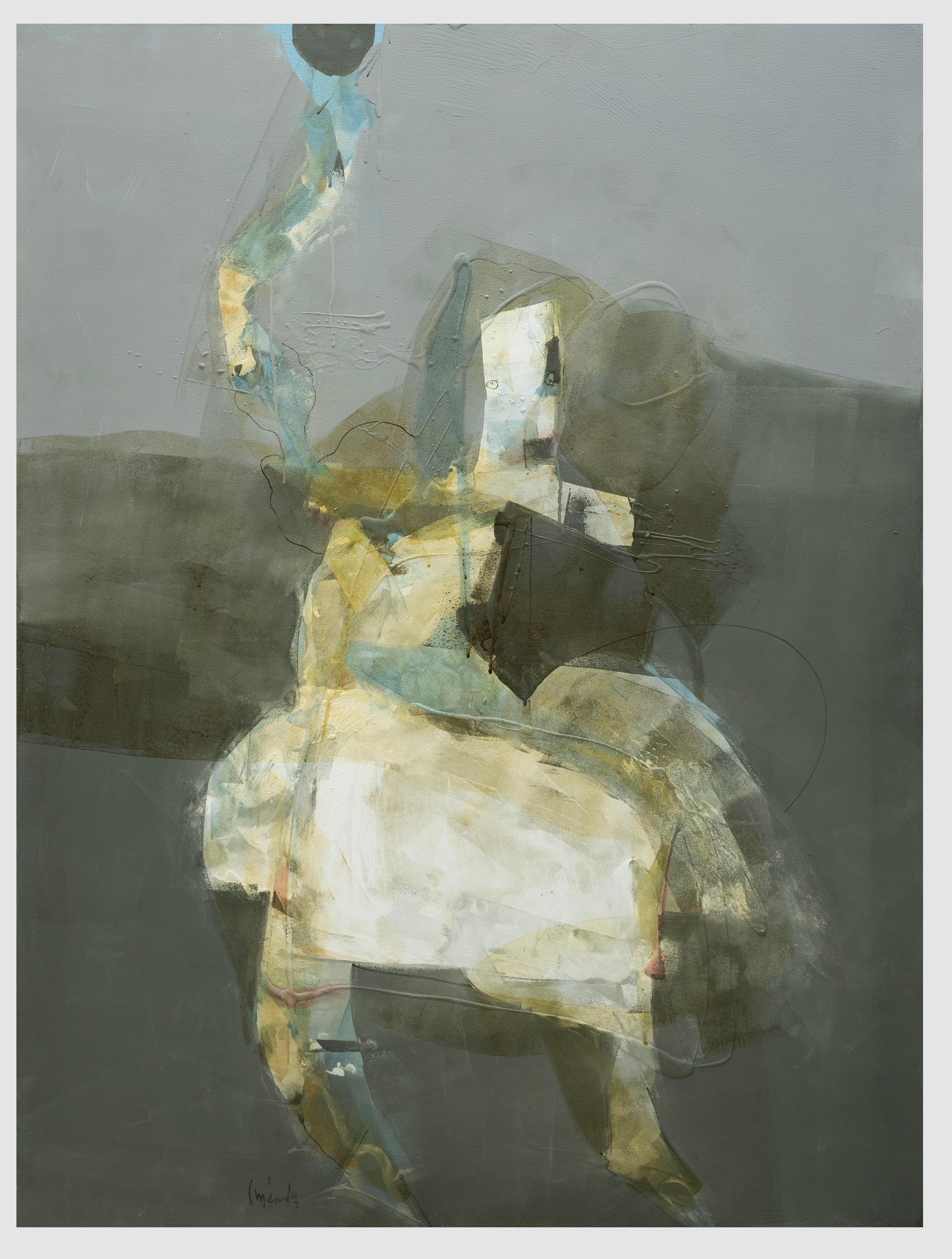 Carlos Mendez 8 Pelota, Acrylgemälde in Acrylgemälde im Angebot 2