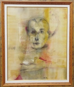 CARLOS MENDEZ  CHARACTÈRE sin titulo. peinture acrylique