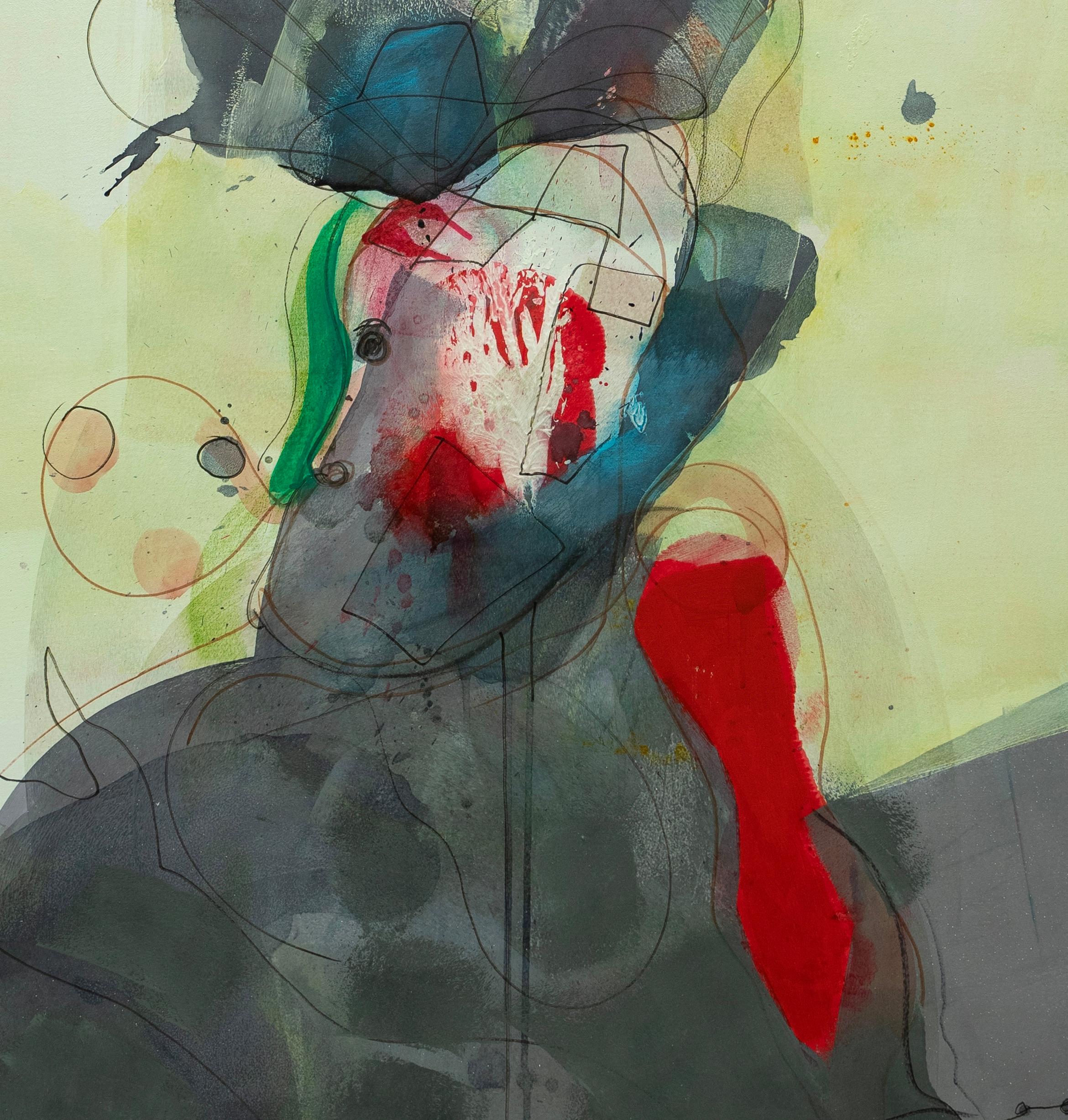 Carlos Mendez Estudio acrylic painting For Sale 1