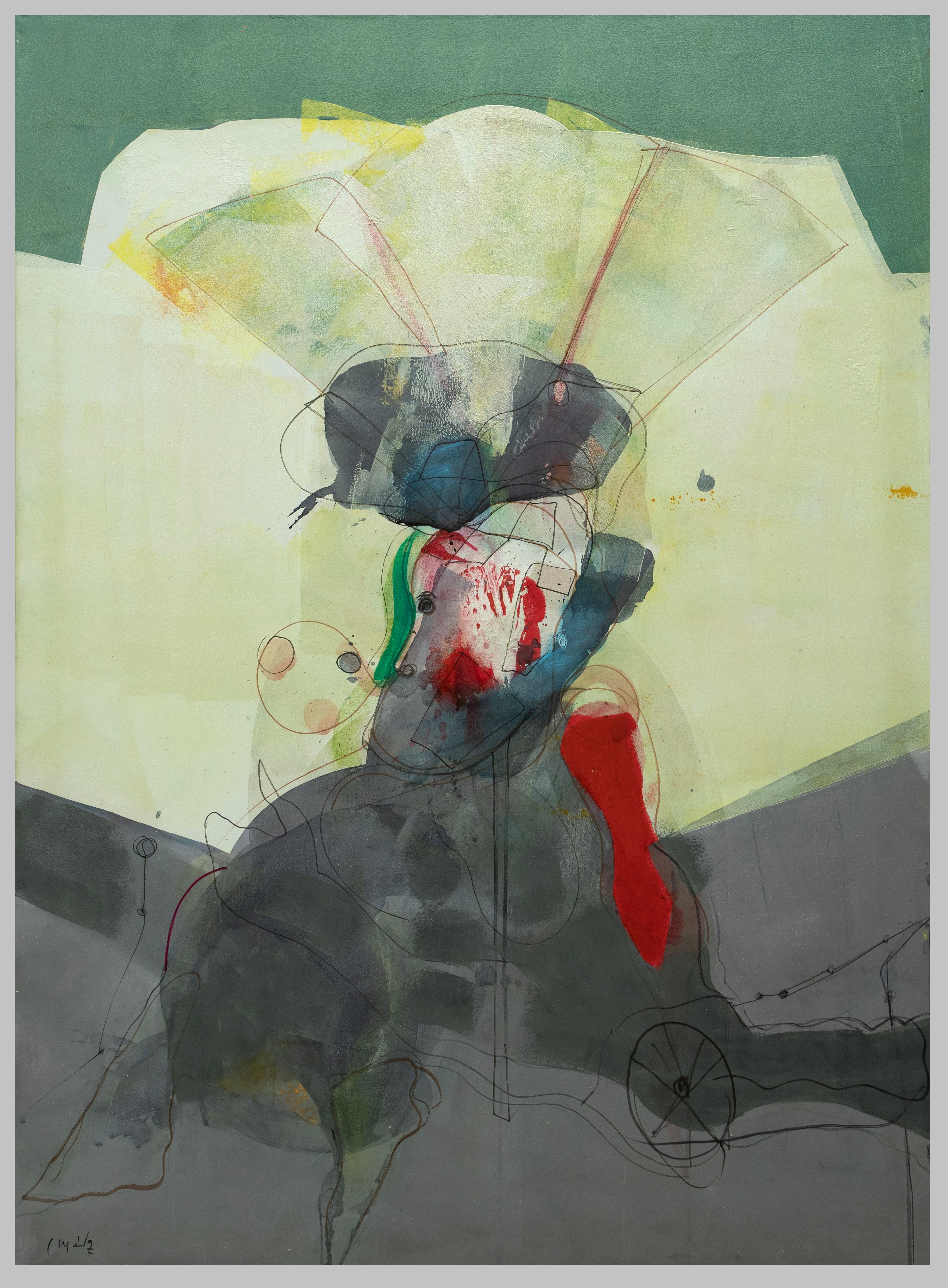 Carlos Mendez Estudio acrylic painting For Sale 3