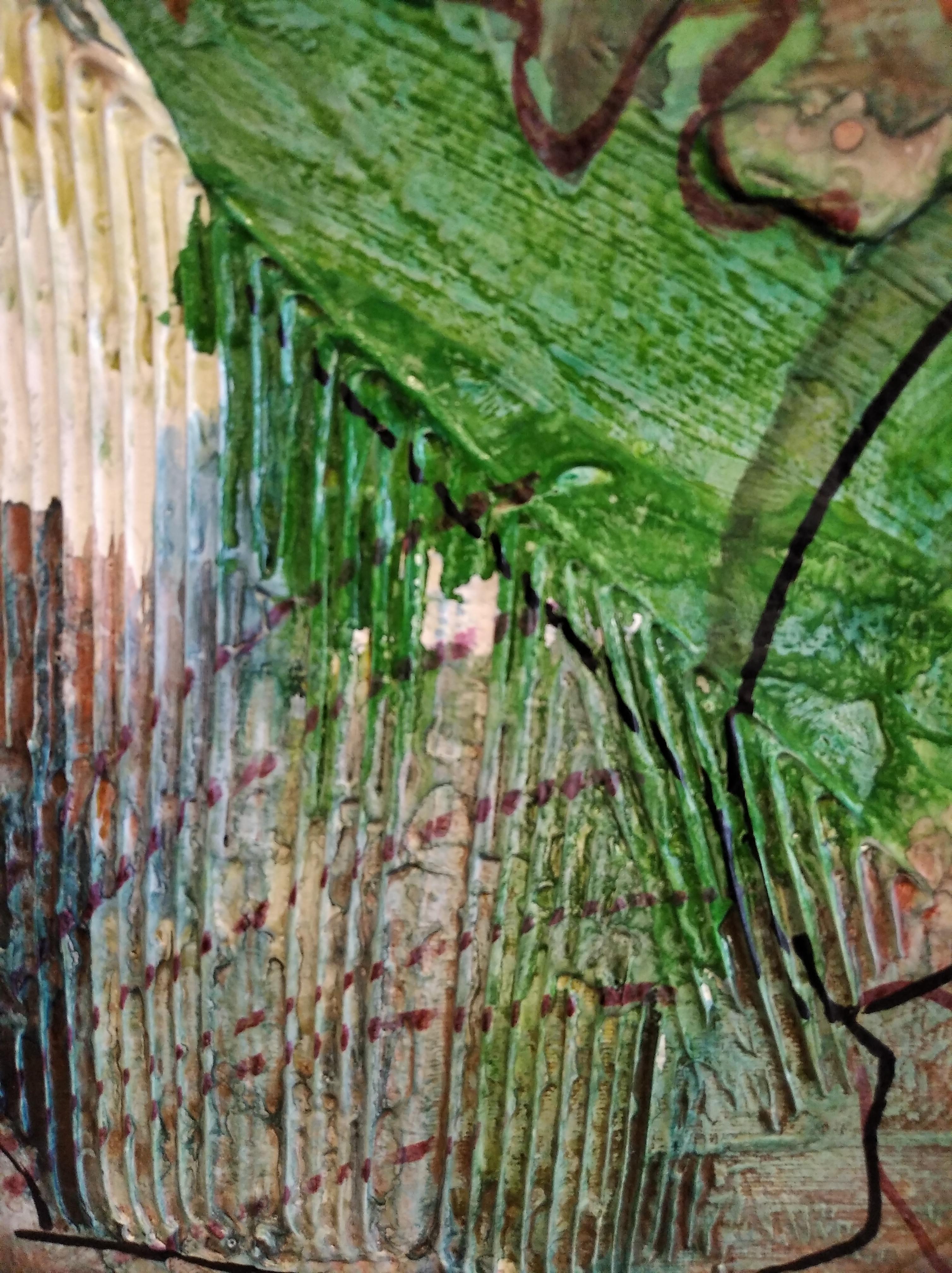 Carlos Mendez    Greene & Greene  Rosso  pittura acrilica 2