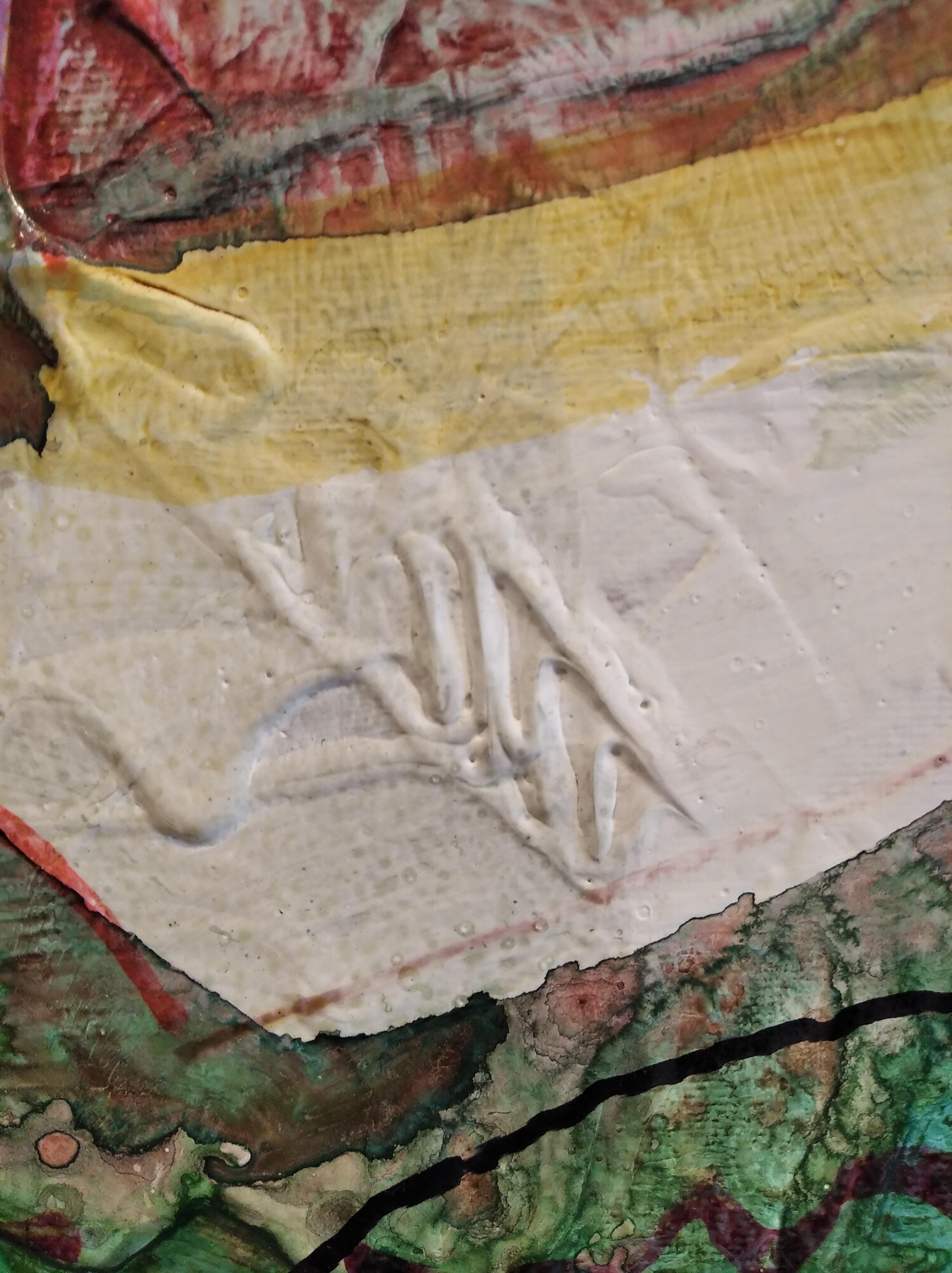 Carlos Mendez    Greene & Greene  Rosso  pittura acrilica 4