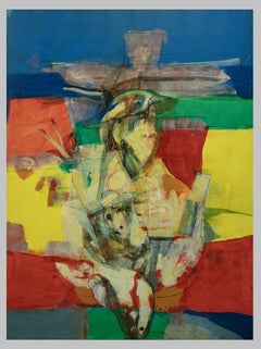 Carlos Mendez Mis sueños acrylic painting